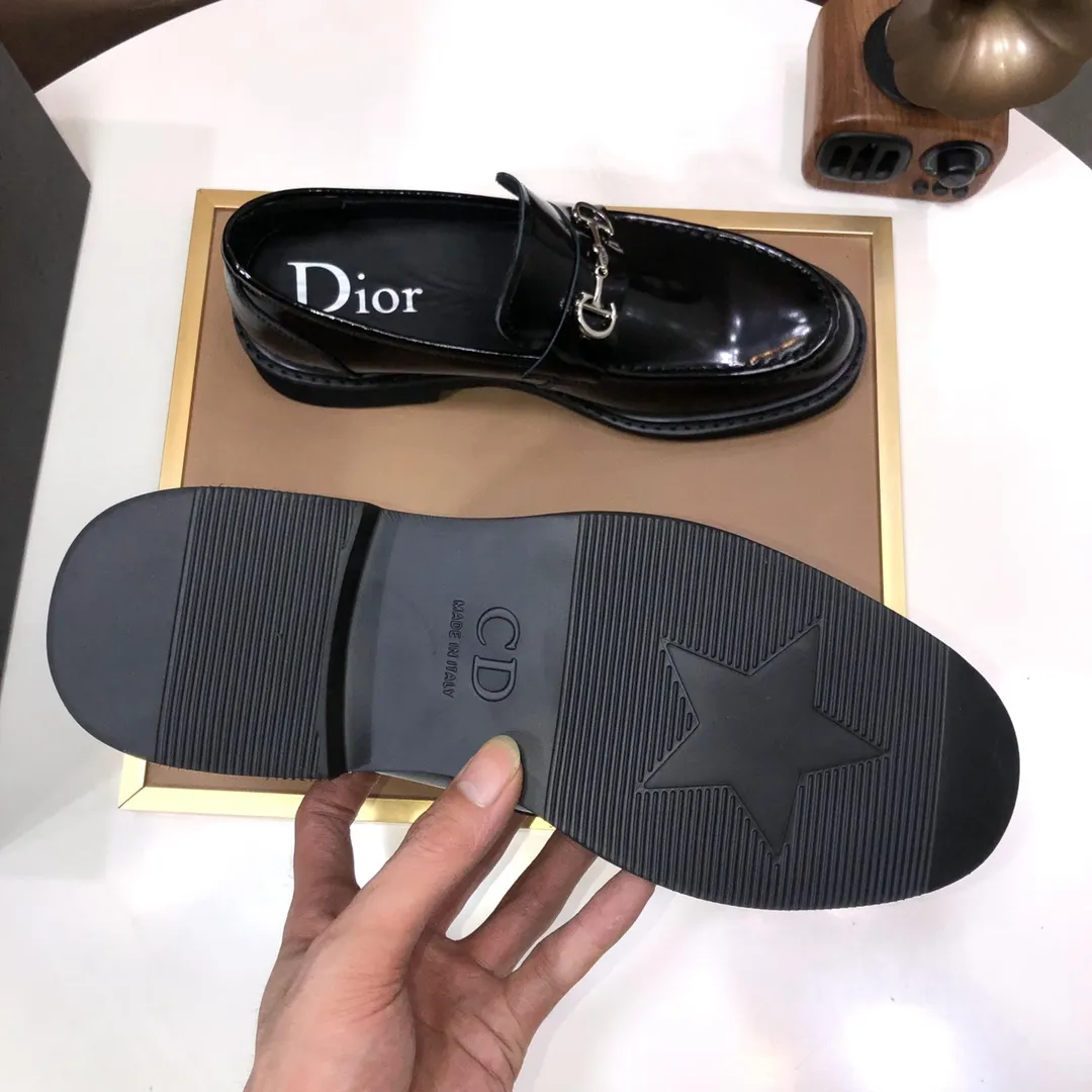 Men's shoes 💰680💰[Dior] (water-dyed cowhide lining) Dior original 1:1 high-quality factory, imported original materials, imported version of raw cowhide, water-dyed cowhide lining, original TPU outsole, code number: 38-44